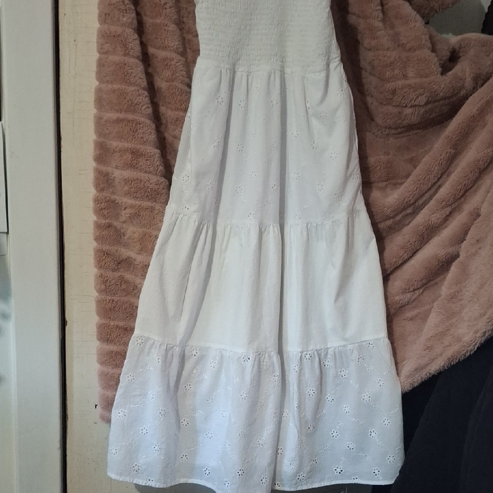 White Eyelet Sundress